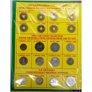 Konvoluty, Turistická sada mincí Vietnamu a Fr. Indočíny. 1 piastr - napodobenina