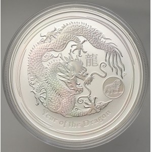 Austrálie, 1 dollar 2012 rok draka