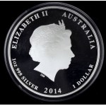 Austrálie, 1 dollar 2014 rok koně