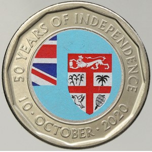 Fiji, 50 cent 2020 - 50 let nezávislosti