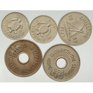 Fiji, Konvolut mincí z období vlády Alžběty II.
