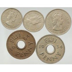 Fiji, Konvolut mincí z období vlády Alžběty II.