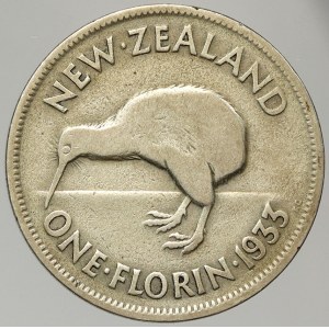 Nový Zeland, 1 florin 1933