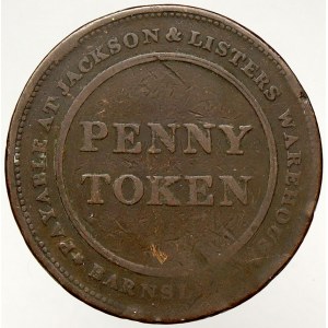 Staré zahraniční tokeny a známky, Velká Briránie - Bransley, Yorkshire