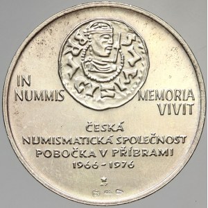ČNS, pob. Příbram, 12 let pobočky + 760 let horního města Příbrami 1976