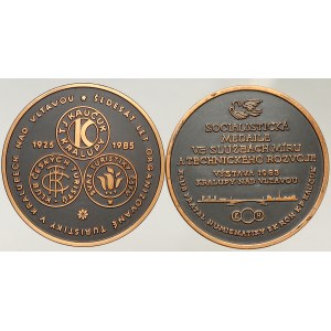 Klub přátel numismatiky Kralupy n. Vlt., Výstava medailí 1983. 60 let turistiky v Kralupech n. Vlt. 1925 - 1985