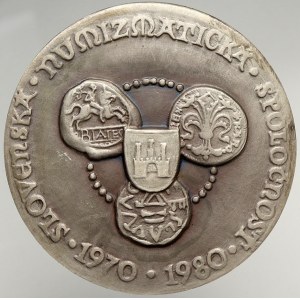 Slovenská numismatická společnost, 10 let SNS 1980