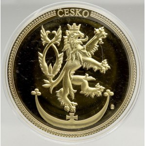 Ostatní numismatické ražby, Medaile připomínající bankovky ČR - 5000 Kč 1999