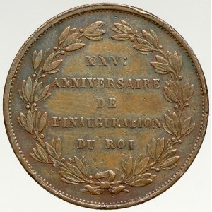 Belgie, 25. výročí inaugurace krále Leopolda I. 1856