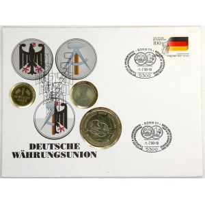 Německo, Sloučení měny DDR a BRD 1990