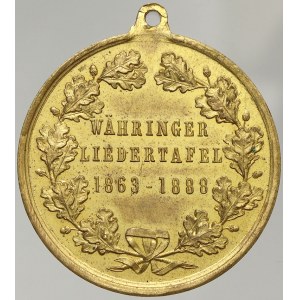 Rakousko, 25 let zpěváckého spolku Währinger Liedertafl 1888 ve Vídni