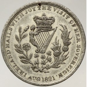 Velká Británie, Jiří IV. Žeton k nastoupení na trůn 29.1.1820 a návštěvu Irska v srpnu 1821