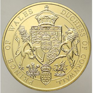 Velká Británie, Alžběta II. Svatební žeton prince z Walesu a Camilly Parker Bowles 2005