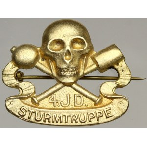 Německo, Odznak 1. sv. v. - 4. J. D. Sturmtruppe