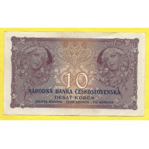 ČSR 1919 - 1938, 10 Kč 1927, s. N115. H-22b