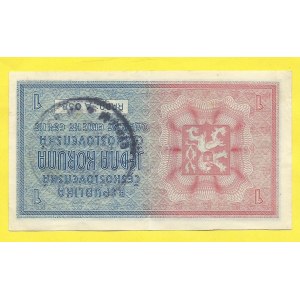 Protektorát Č + M, 1 K/Kč (1938/40), s. A058. H-28a
