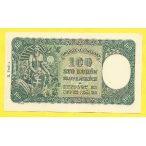 Slovensko 1939 - 1945, 100 Ks 1940, s. C6. H-49a1S2