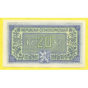 ČSR 1945 - 1953, 20 Kčs (1945), s. HV. H-72a