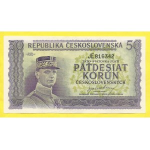 ČSR 1945 - 1953, 50 Kčs (1945), s. JE. H-73a