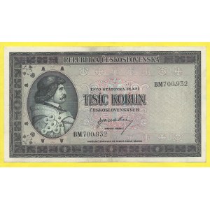 ČSR 1945 - 1953, 1000 Kčs (1945), s. BM. H-76a