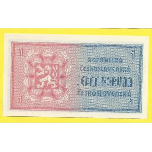 ČSR 1945 - 1953, 1 Kčs (1946). H-N5