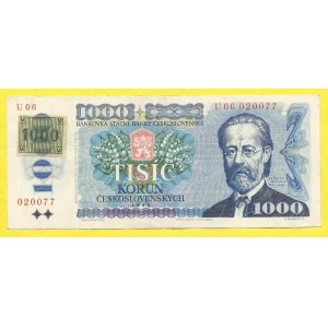 Česká republika, 1000 Kč/Kčs 1985/(93), s. U06. H-CZ6b