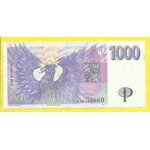Česká republika, 1000 Kč 1996, s. E88. H-CZ19a