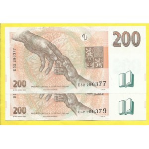 Česká republika, 200 Kč 1998, s. E52. H-CZ24a
