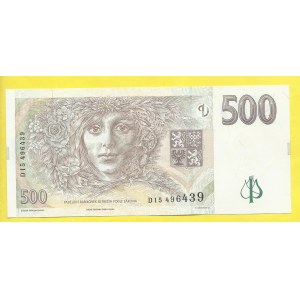 Česká republika, 500 Kč 1997, s. D15. H-CZ23a