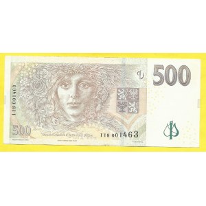 Česká republika, 500 Kč 2009, s. I18 001463. H-CZ29a2