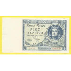 Cizí platidla na našem území, 5 zlotych 1930, s. CP. H-PL3b