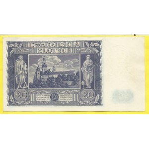 Cizí platidla na našem území, 20 zlotych 1936, s. BD. H-PL7