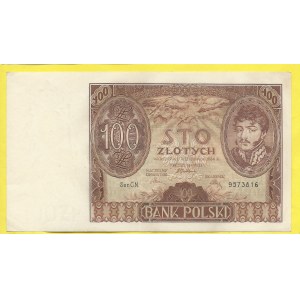 Cizí platidla na našem území, 100 zlotych 1934, s. C.N. H-PL12c