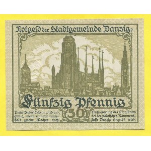 Gdaňsk, 50 pfennig 1919. Pick-12