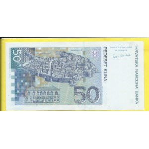 Chorvatsko, 50 dinara 2002. BB-H335