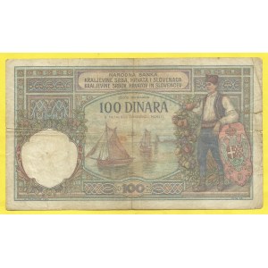 Jugoslávie, 100 dinara 1920, s. O1002. BB-Y21