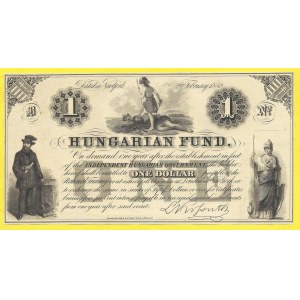 Maďarsko, 1 hungarian fund 1852, Pick-S136r