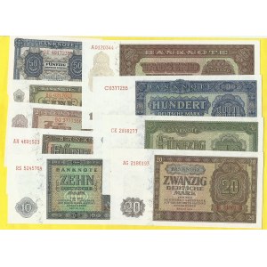 DDR, 50 pfennig -1000 marek 1948