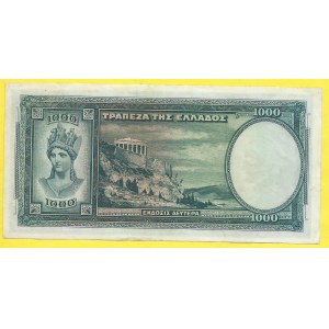 Řecko, 1000 drachmai 1939. Pick-110a