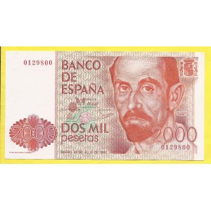 Španělsko, 2000 pesetas 1980 Pick-159