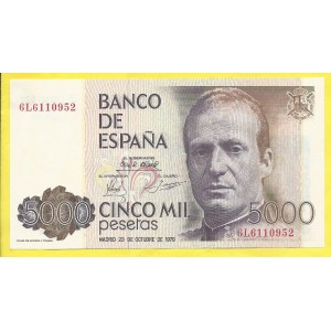 Španělsko, 5000 pesetas 1979 Pick-160