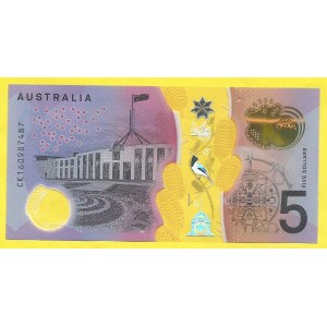 Austrálie, 5 dollar 2016. Pick-66