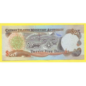 Cajmanské ostrovy, 25 dollar 1996. Pick-19