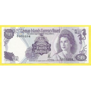 Cajmanské ostrovy, 40 dollar 1974. Pick-9