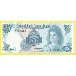 Cajmanské ostrovy, 50 dollar 1974. Pick-10