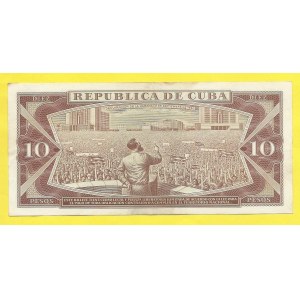 Kuba, 10 peso 1988. Pick-105a