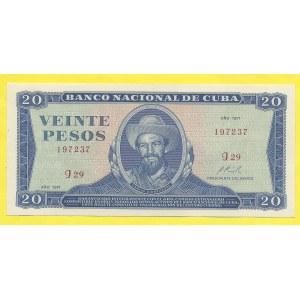 Kuba, 20 peso 1971. Pick-104a