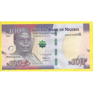 Nigerie, 100 naira 2014. Pick-41