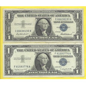 USA, 1 dollar 1957, 1957A . Pick-419