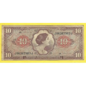 USA, 10 dollar b.d. (1965) pro armádu. PS-M63a